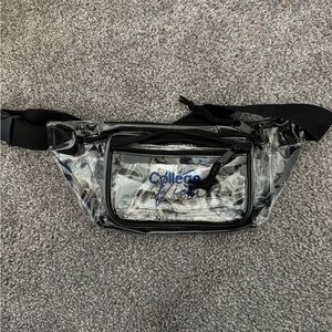 Clear Black Fanny Pack